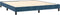 vidaXL - Bedframe - zonder - matras - 180x200 - cm - fluweel - donkerblauw