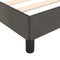 vidaXL - Bedframe - zonder - matras - 180x200 - cm - fluweel - donkergrijs