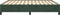 vidaXL - Bedframe - zonder - matras - 180x200 - cm - fluweel - donkergroen