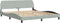vidaXL - Bedframe - zonder - matras - 180x200 - cm - fluweel - lichtgrijs