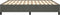 vidaXL - Bedframe - zonder - matras - 180x200 - cm - fluweel - donkergrijs