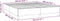 vidaXL - Bedframe - zonder - matras - 180x200 - cm - fluweel - donkerblauw