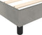 vidaXL - Bedframe - zonder - matras - 180x200 - cm - fluweel - lichtgrijs