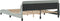 vidaXL - Bedframe - zonder - matras - 180x200 - cm - fluweel - lichtgrijs
