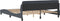 vidaXL - Bedframe - zonder - matras - 180x200 - cm - fluweel - donkergrijs