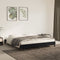 vidaXL - Bedframe - zonder - matras - 180x200 - cm - fluweel - zwart