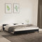 vidaXL - Bedframe - zonder - matras - 180x200 - cm - fluweel - zwart