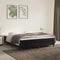 vidaXL - Bedframe - zonder - matras - 180x200 - cm - fluweel - zwart