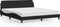 vidaXL - Bedframe - zonder - matras - 180x200 - cm - fluweel - zwart