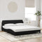 vidaXL - Bedframe - zonder - matras - 180x200 - cm - fluweel - zwart