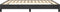 vidaXL - Bedframe - zonder - matras - 180x200 - cm - fluweel - zwart