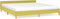 vidaXL - Bedframe - zonder - matras - 180x200 - cm - stof - groen