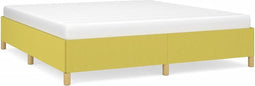 vidaXL - Bedframe - zonder - matras - 180x200 - cm - stof - groen