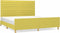 vidaXL - Bedframe - zonder - matras - 180x200 - cm - stof - groen