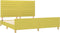 vidaXL - Bedframe - zonder - matras - 180x200 - cm - stof - groen