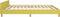 vidaXL - Bedframe - zonder - matras - 180x200 - cm - stof - groen