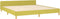 vidaXL - Bedframe - zonder - matras - 180x200 - cm - stof - groen
