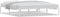 vidaXL - Bedframe - zonder - matras - 180x200 - cm - wit