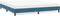vidaXL - Bedframe - zonder - matras - 180x210 - cm - fluweel - donkerblauw