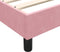 vidaXL - Bedframe - zonder - matras - 180x220 - cm - fluweel - roze