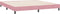 vidaXL - Bedframe - zonder - matras - 180x220 - cm - fluweel - roze