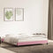 vidaXL - Bedframe - zonder - matras - 180x220 - cm - fluweel - roze