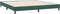 vidaXL - Bedframe - zonder - matras - 180x220 - cm - fluweel - donkergroen