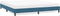 vidaXL - Bedframe - zonder - matras - 180x220 - cm - fluweel - donkerblauw