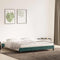vidaXL - Bedframe - zonder - matras - 180x220 - cm - fluweel - donkergroen