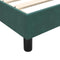 vidaXL - Bedframe - zonder - matras - 180x220 - cm - fluweel - donkergroen