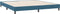vidaXL - Bedframe - zonder - matras - 180x220 - cm - fluweel - donkerblauw