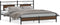 vidaXL - Bedframe - zonder - matras - 183x213 - cm - spaanplaat - bruin - eikenkleurig