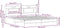vidaXL - Bedframe - zonder - matras - 183x213 - cm - spaanplaat - gerookt - eiken