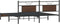vidaXL - Bedframe - zonder - matras - 183x213 - cm - spaanplaat - bruin - eikenkleurig
