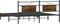 vidaXL - Bedframe - zonder - matras - 183x213 - cm - spaanplaat - gerookt - eiken
