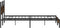 vidaXL - Bedframe - zonder - matras - 183x213 - cm - spaanplaat - gerookt - eiken