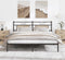 vidaXL - Bedframe - zonder - matras - 183x213cm - spaanplaat - sonoma - eikenkleurig