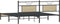 vidaXL - Bedframe - zonder - matras - 183x213cm - spaanplaat - sonoma - eikenkleurig