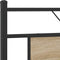 vidaXL - Bedframe - zonder - matras - 183x213cm - spaanplaat - sonoma - eikenkleurig