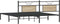 vidaXL - Bedframe - zonder - matras - 183x213cm - spaanplaat - sonoma - eikenkleurig