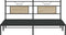 vidaXL - Bedframe - zonder - matras - 183x213cm - spaanplaat - sonoma - eikenkleurig