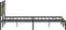 vidaXL - Bedframe - zonder - matras - 183x213cm - spaanplaat - sonoma - eikenkleurig