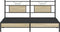 vidaXL - Bedframe - zonder - matras - 183x213cm - spaanplaat - sonoma - eikenkleurig