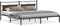 vidaXL - Bedframe - zonder - matras - 193x203 - cm - spaanplaat - bruin - eikenkleurig
