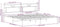 vidaXL - Bedframe - zonder - matras - 193x203 - cm - spaanplaat - gerookt - eiken