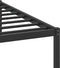 vidaXL - Bedframe - zonder - matras - 193x203 - cm - spaanplaat - gerookt - eiken