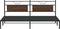 vidaXL - Bedframe - zonder - matras - 193x203 - cm - spaanplaat - bruin - eikenkleurig