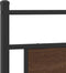 vidaXL - Bedframe - zonder - matras - 193x203 - cm - spaanplaat - bruin - eikenkleurig