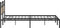 vidaXL - Bedframe - zonder - matras - 193x203cm - spaanplaat - sonoma - eikenkleurig