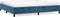 vidaXL - Bedframe - zonder - matras - 200x200 - cm - fluweel - donkerblauw